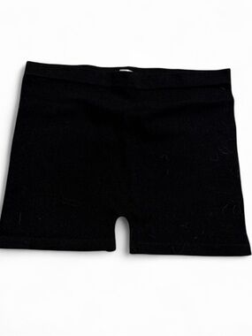 Bozzolo Black Knit Bike Shorts